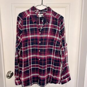 NWOT Woman’s Croft & Barrow Flannel Top